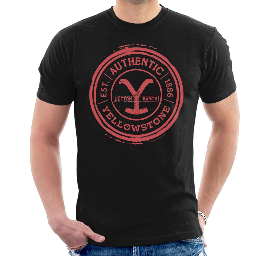 Yellowstone Authentic Dutton Ranch Seal Men's T-Shirt product image 1