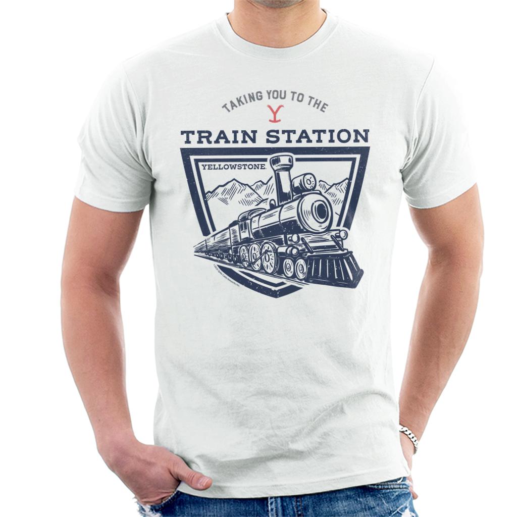 Yellowstone Taking You To The Train Station Men's T-Shirt product image 1