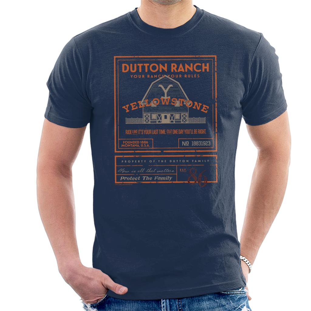 Yellowstone Est. 86 Protect The Family Men's T-Shirt product image 1