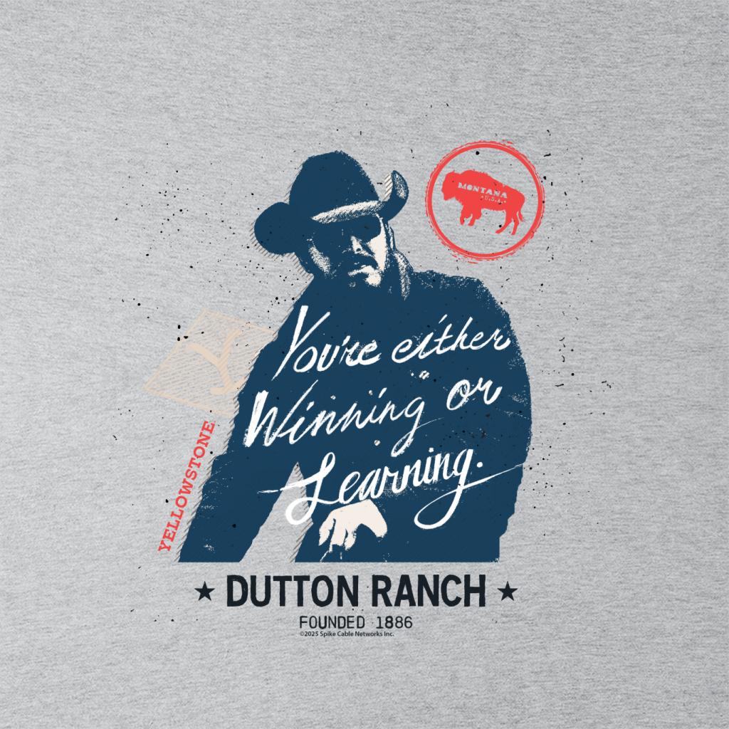 Yellowstone Winning Learning Quote Rip Wheeler Men's T-Shirt product image 2