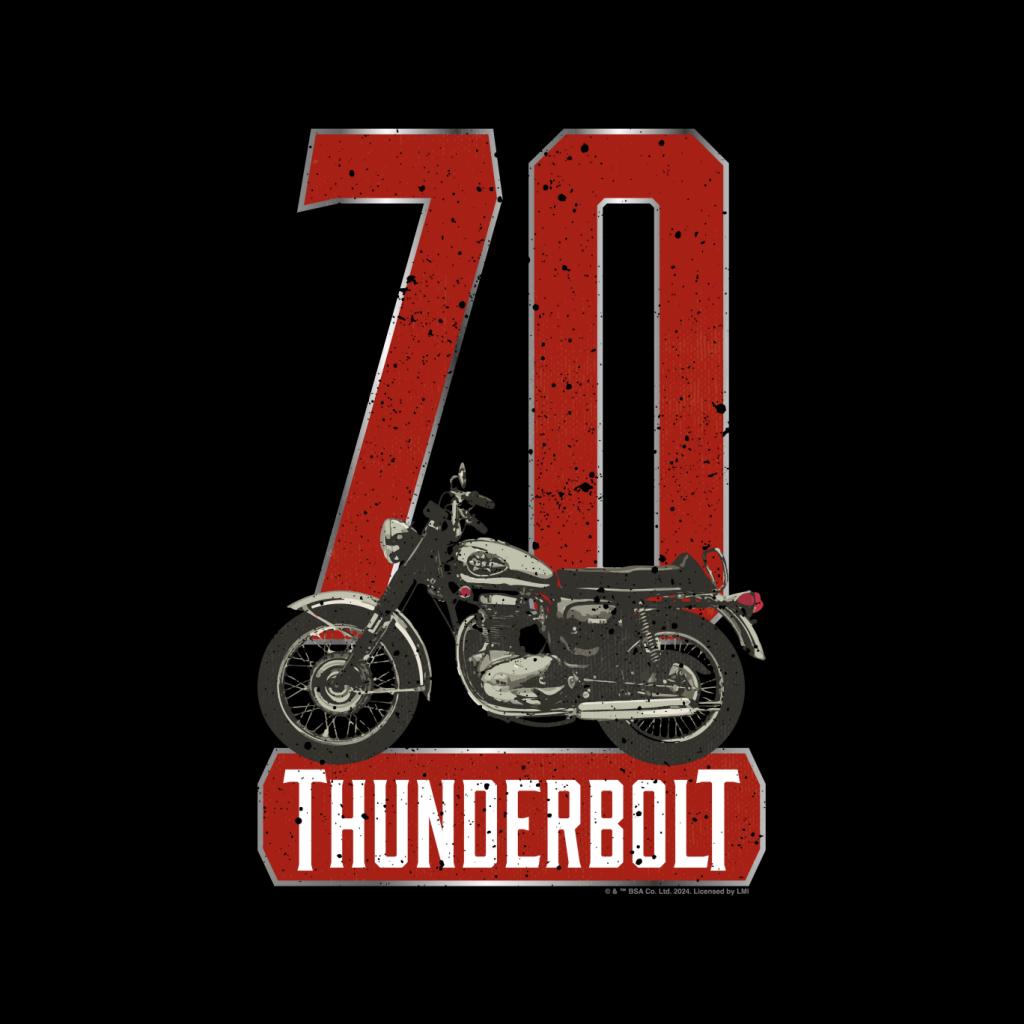 BSA Thunderbolt Motorcycle 1970 Men's T-Shirt product image 2