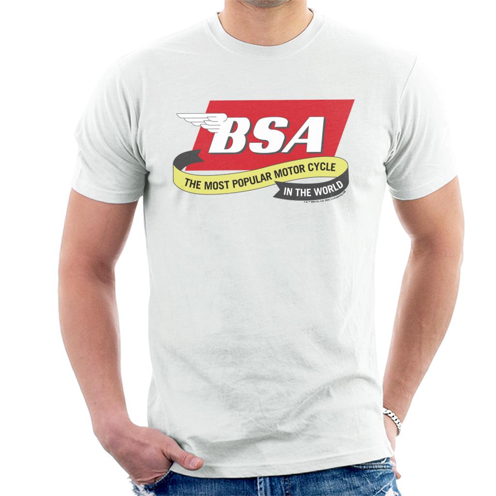 BSA Wingtip Logo Most Popular Motor Cycle Men's T-Shirt product image 1