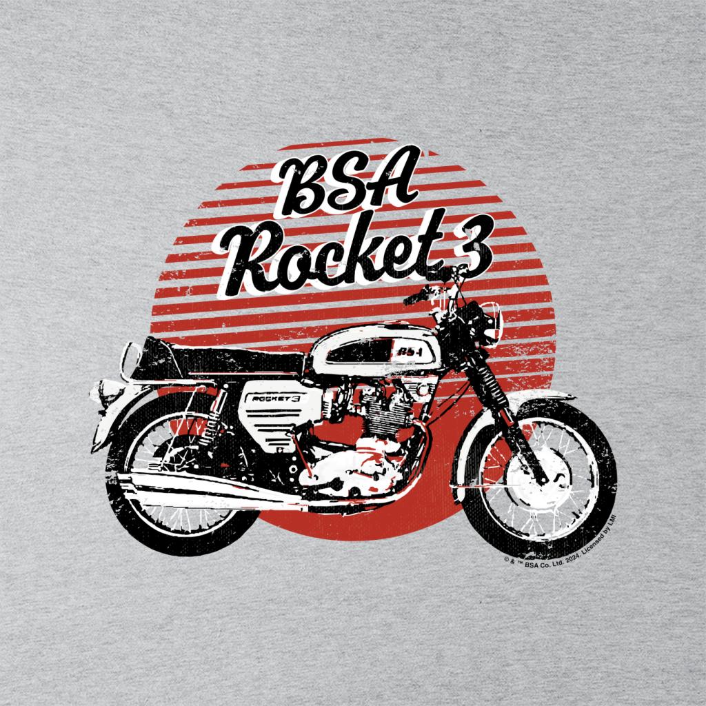 BSA Rocket 3 Roadster Motorcycle Sunset Men's T-Shirt product image 2