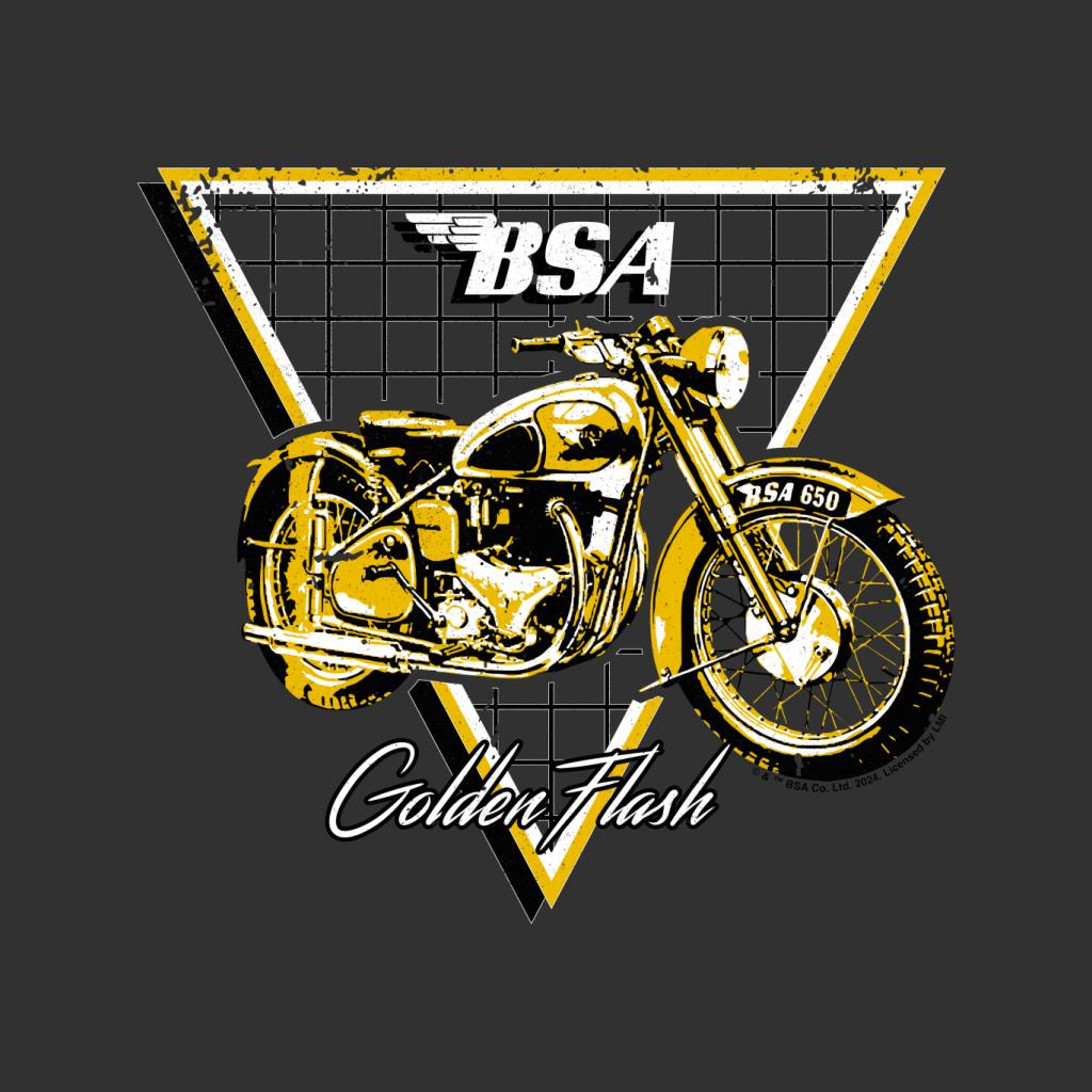 BSA 650 Golden Flash Motorcycle Retro Men's T-Shirt product image 2