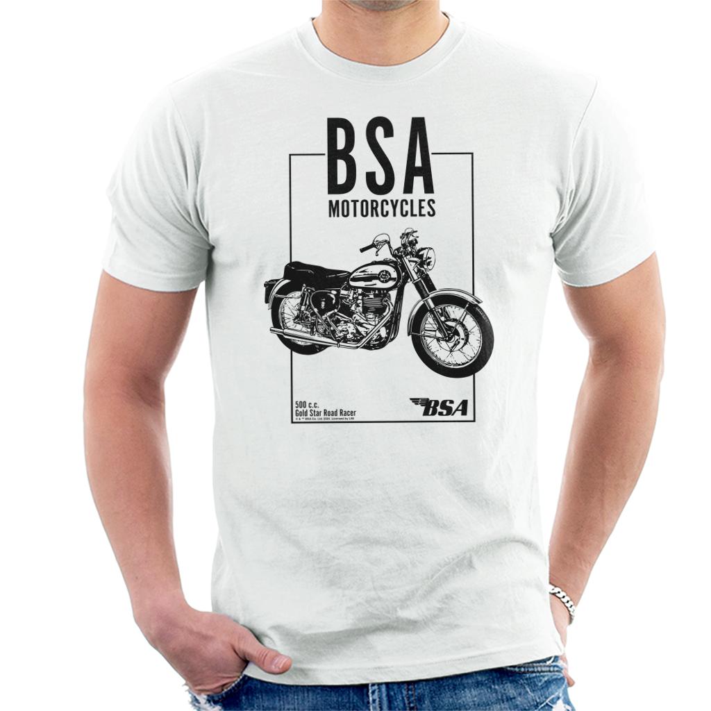 BSA Motorcycles 500 Gold Star Road Racer Men's T-Shirt product image 1