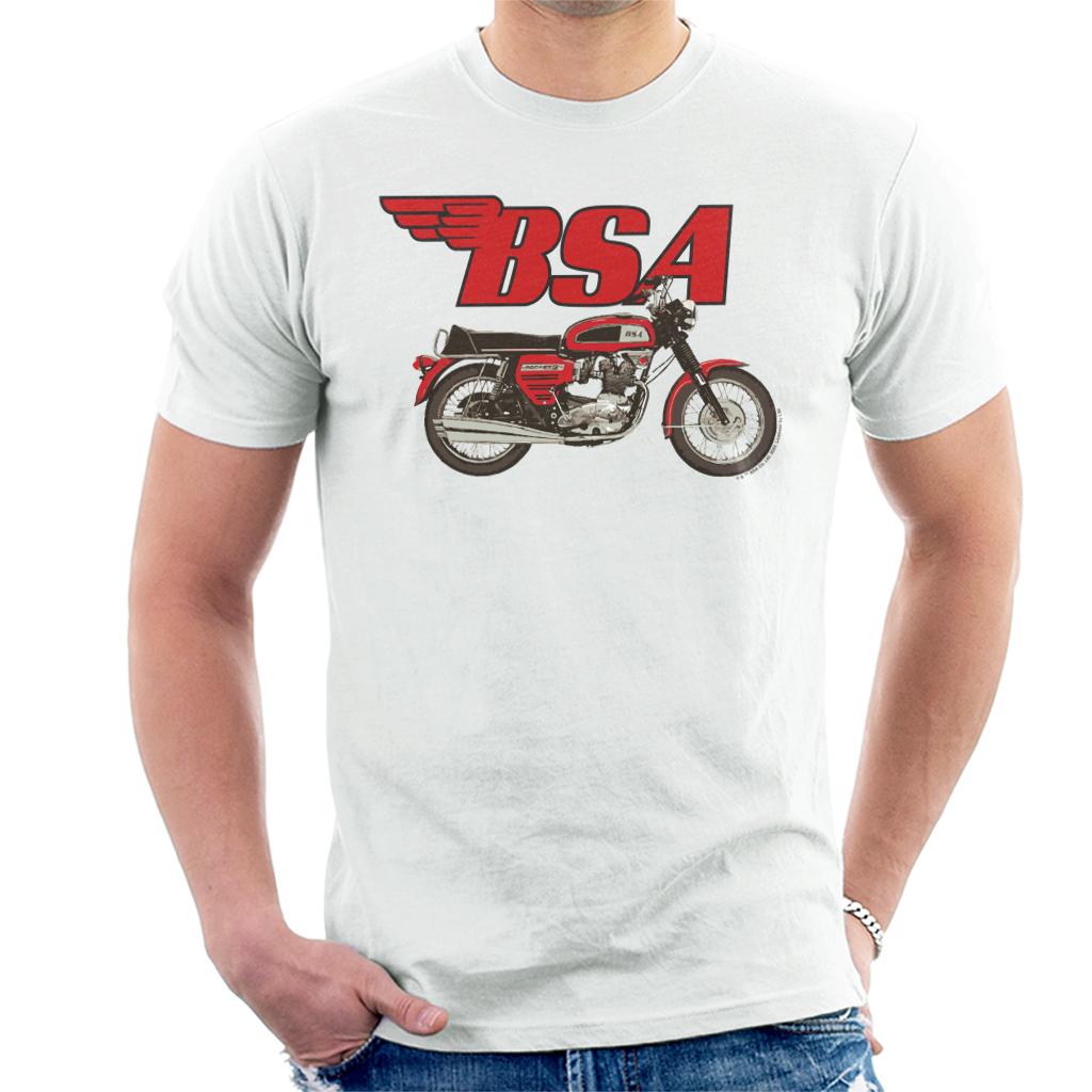 BSA Logo Rocket 3 Roadster Motorcycle Men's T-Shirt product image 1