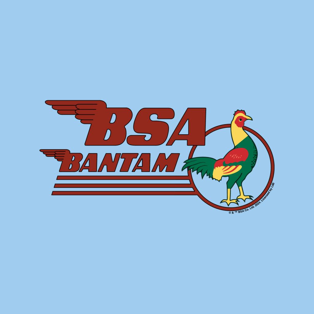 BSA Bantam Motorcycles Cockerel Logo Men's T-Shirt product image 2
