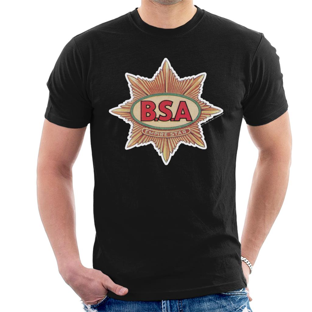 BSA Emblem Empire Star Motorcycle Men's T-Shirt product image 1