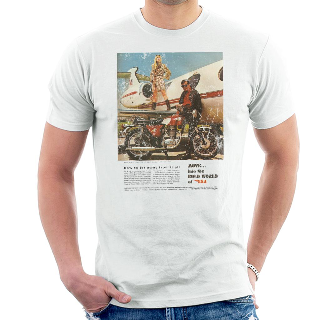 BSA Shooting Star Motorcycle Jet Away 1967 Advert Men's product image 1