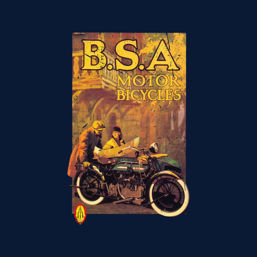 BSA Motor Bicycles Vintage Advert Art Men's T-Shirt product image 2