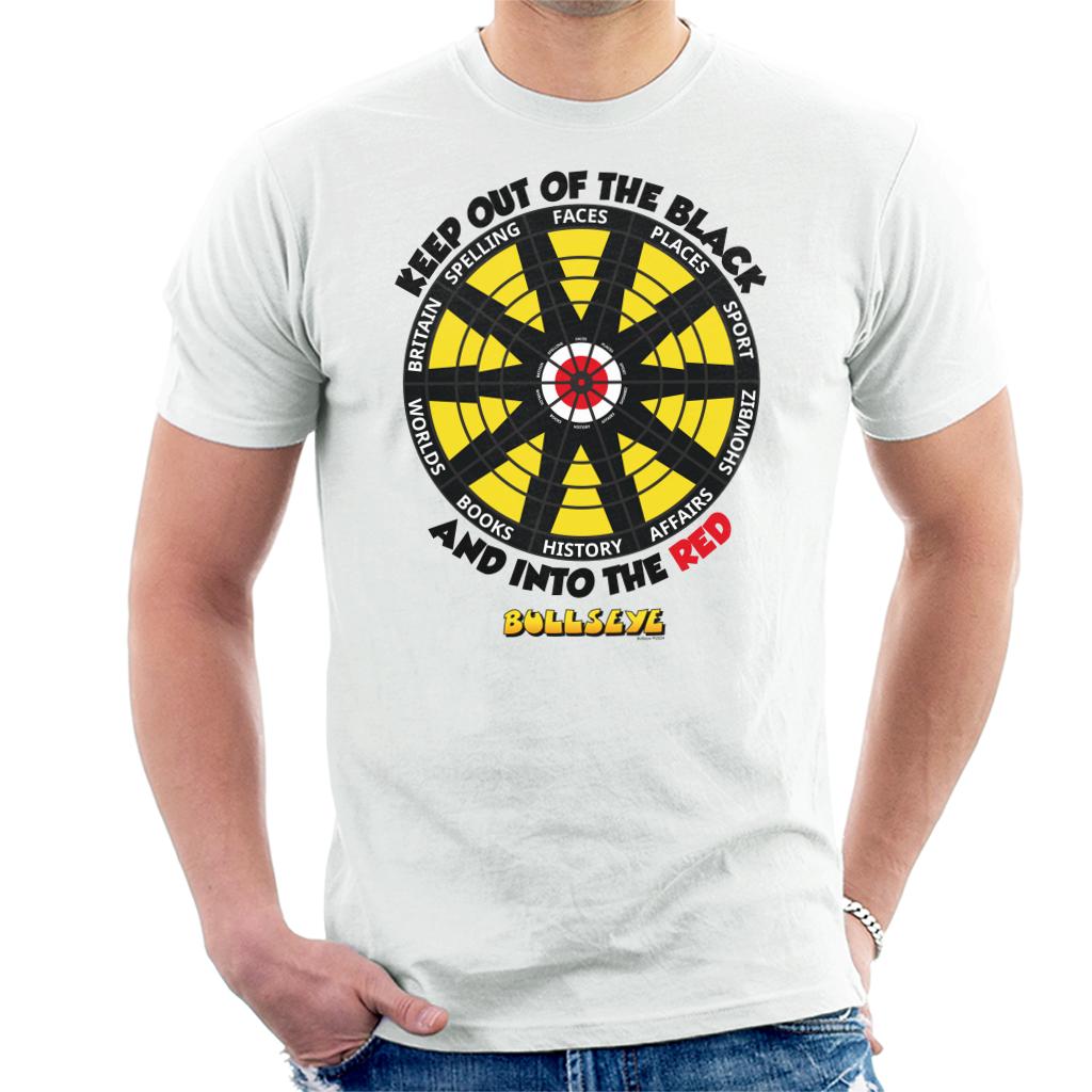 Bullseye Stay Out Of The Black And Into Red Men's T-Shirt product image 1