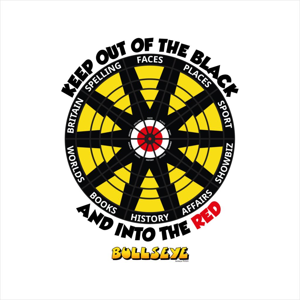 Bullseye Stay Out Of The Black And Into Red Men's T-Shirt product image 2