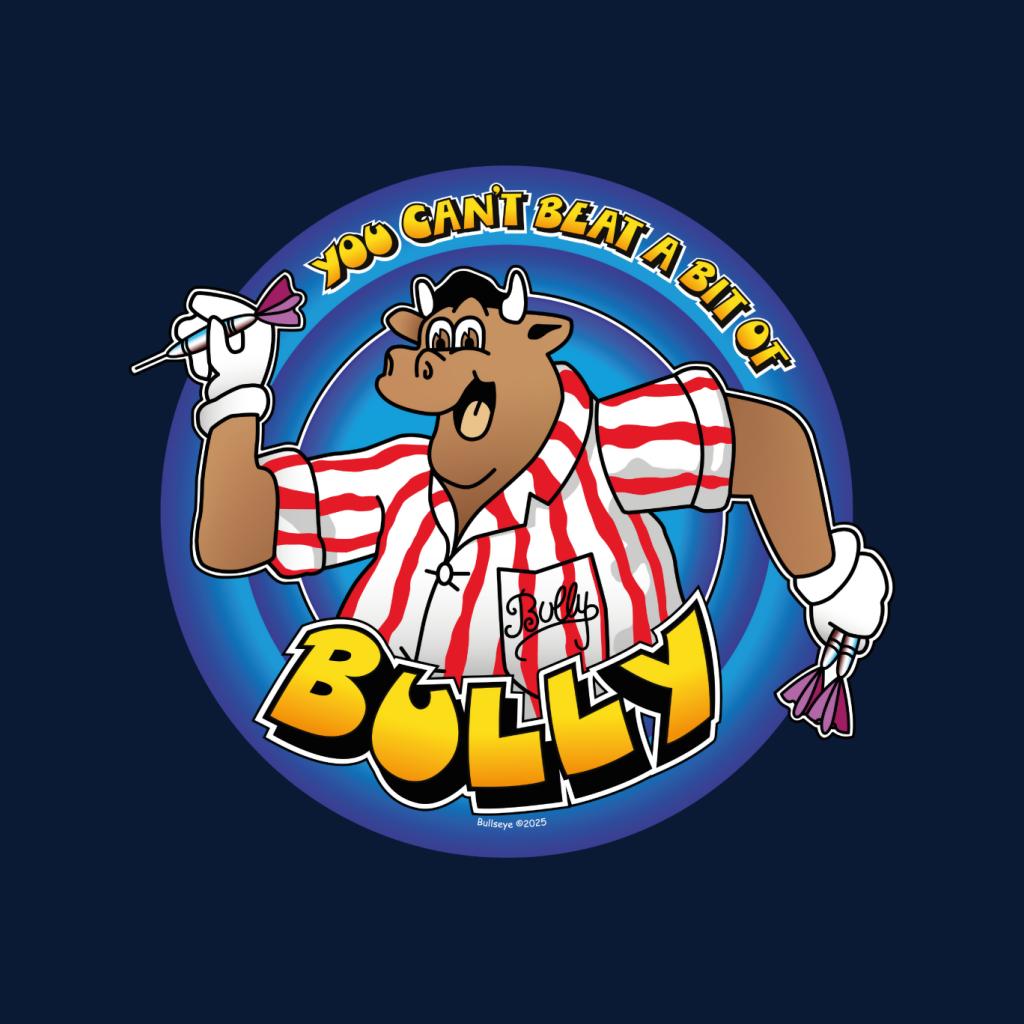 Bullseye You Can't Beat A Bit Of Bully Retro Darts Men's product image 2