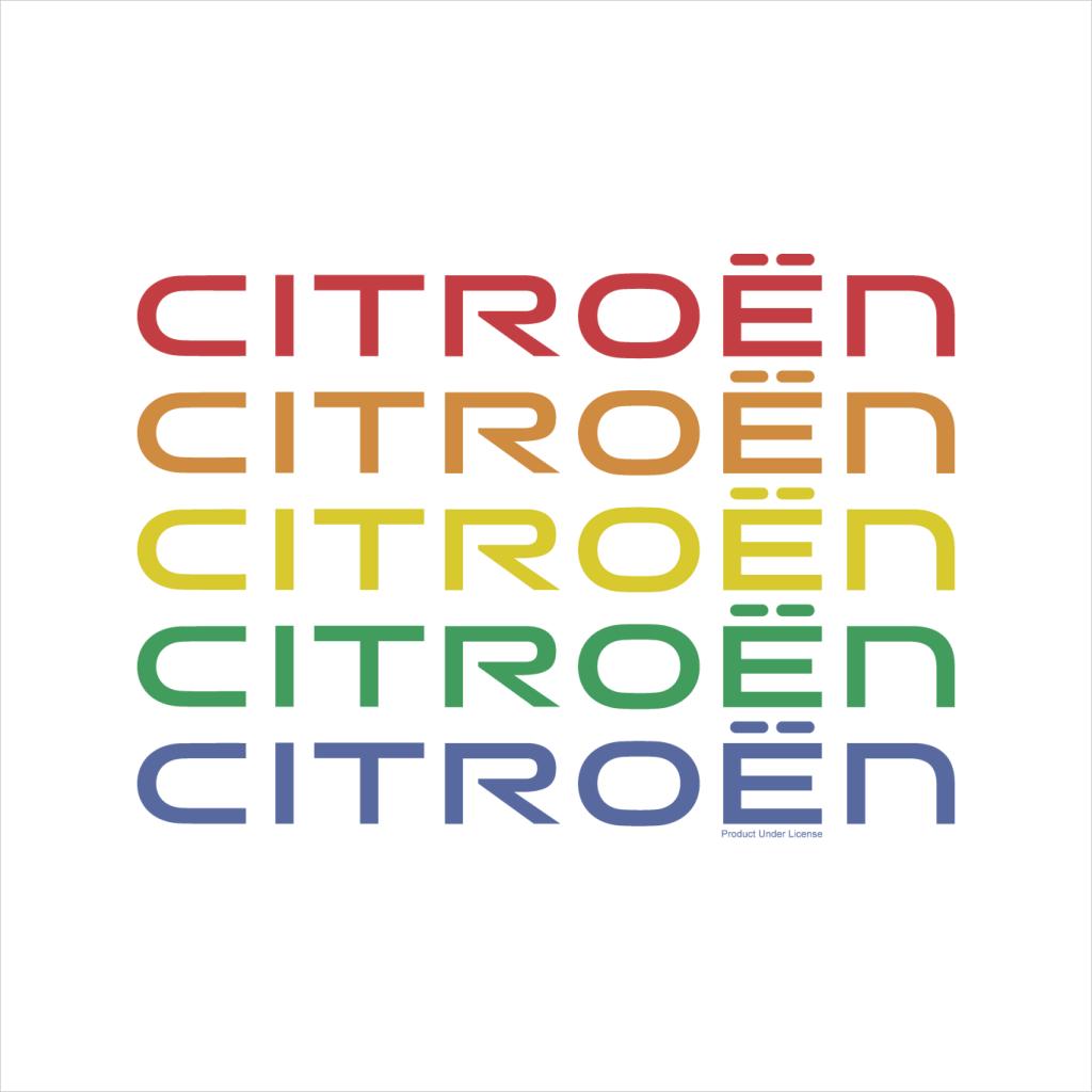 Citroen Rainbow Cascade Logo Men's T-Shirt product image 2