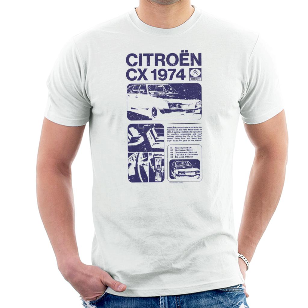 Citroen CX 1974 Written Article Men's T-Shirt product image 1