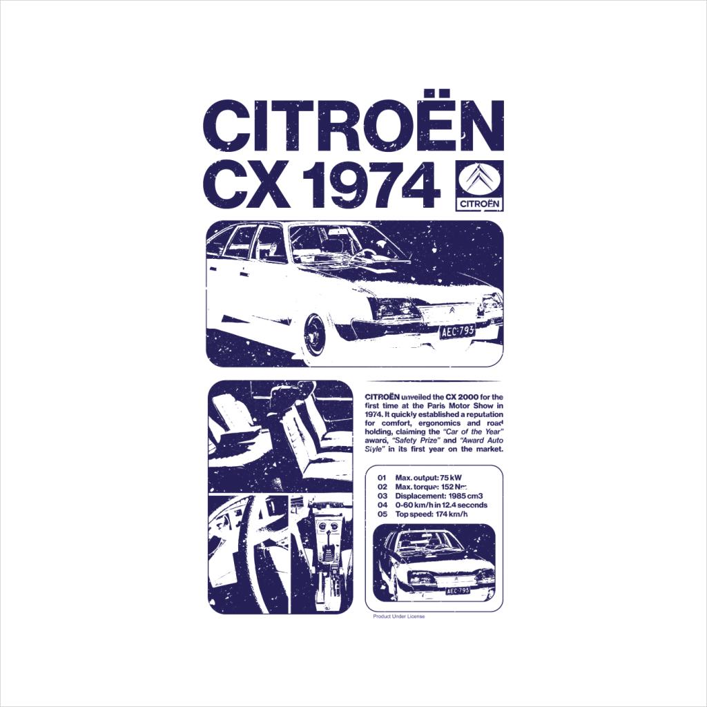 Citroen CX 1974 Written Article Men's T-Shirt product image 2