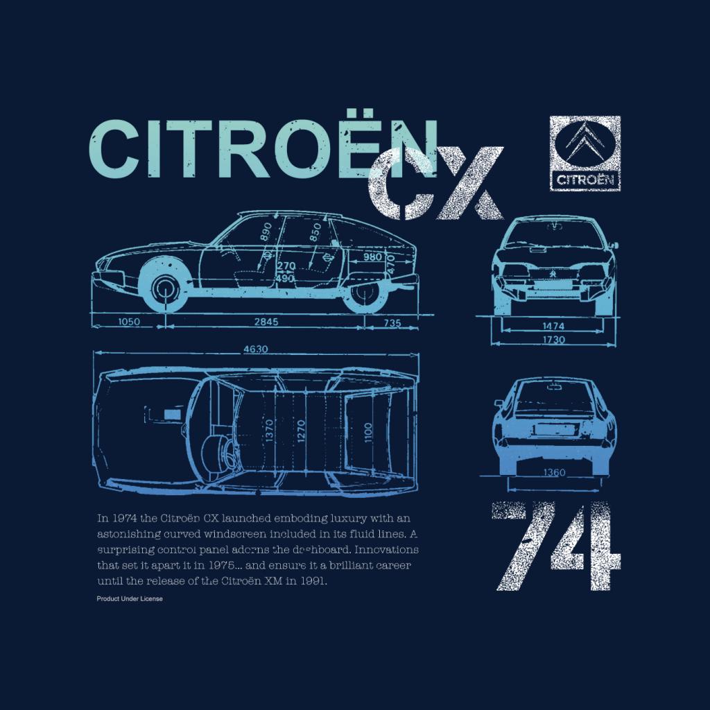 Citroen CX 74 Spec Designs Men's T-Shirt product image 2