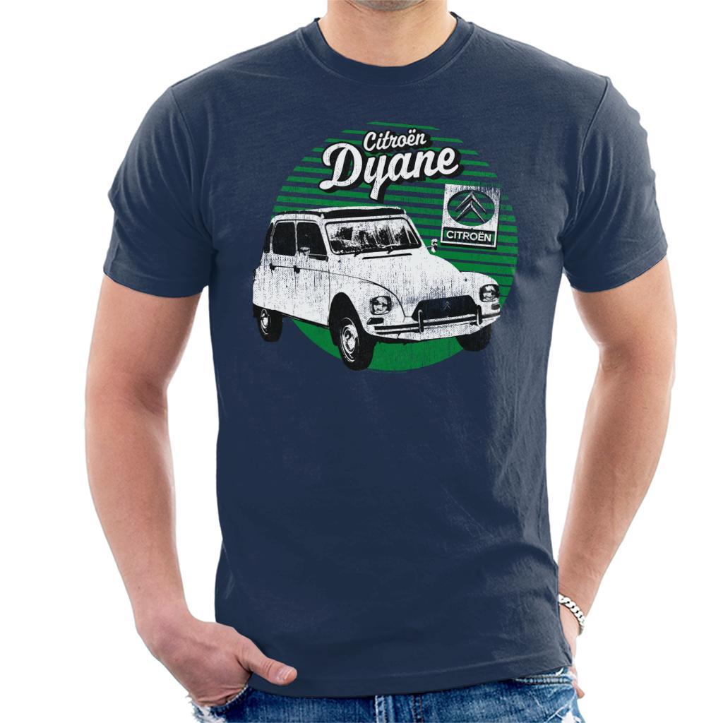 Citroen Dyane Car and Logo Men's T-Shirt product image 1