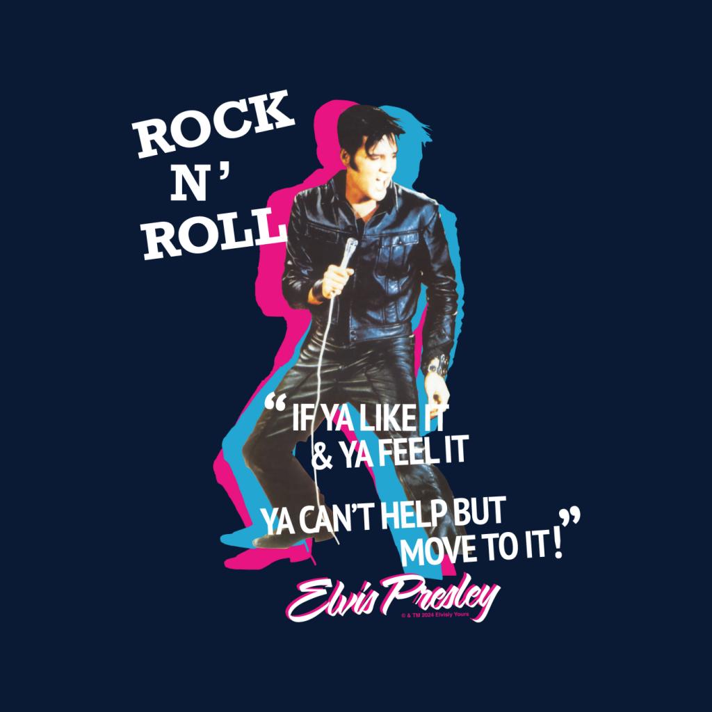 Elvisly Yours Rock N Roll Elvis Presley Quote Men's T-Shirt product image 2