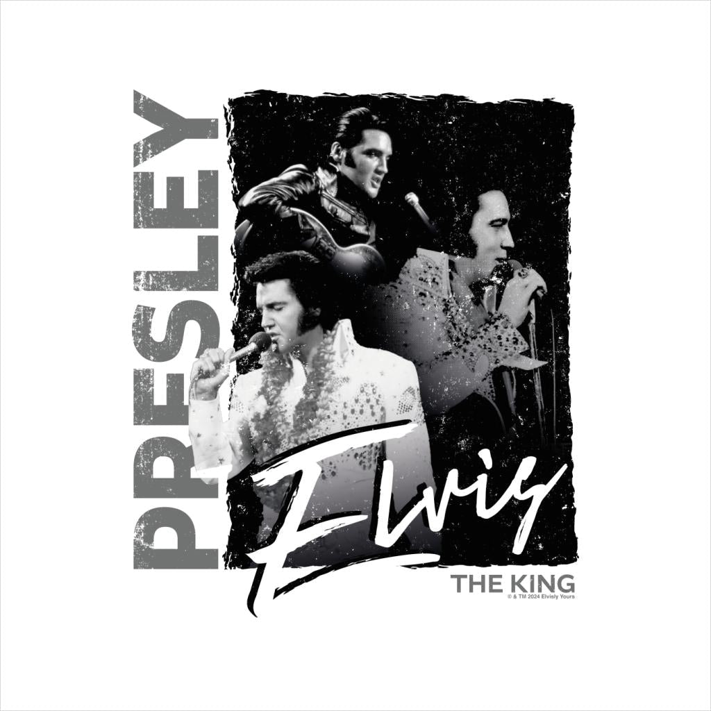 Elvisly Yours Retro Elvis The King Montage Men's T-Shirt product image 2