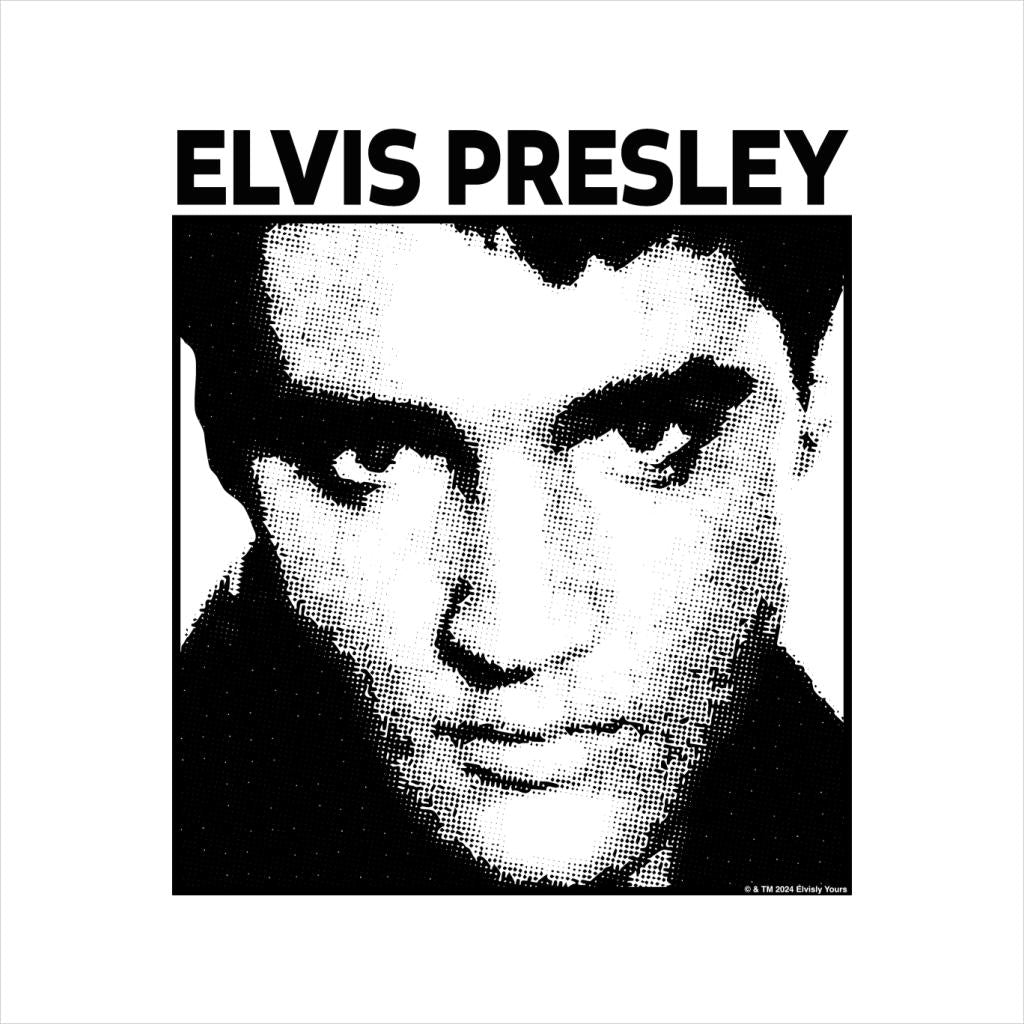 Elvisly Yours Elvis Presley B&W Face Men's T-Shirt product image 2