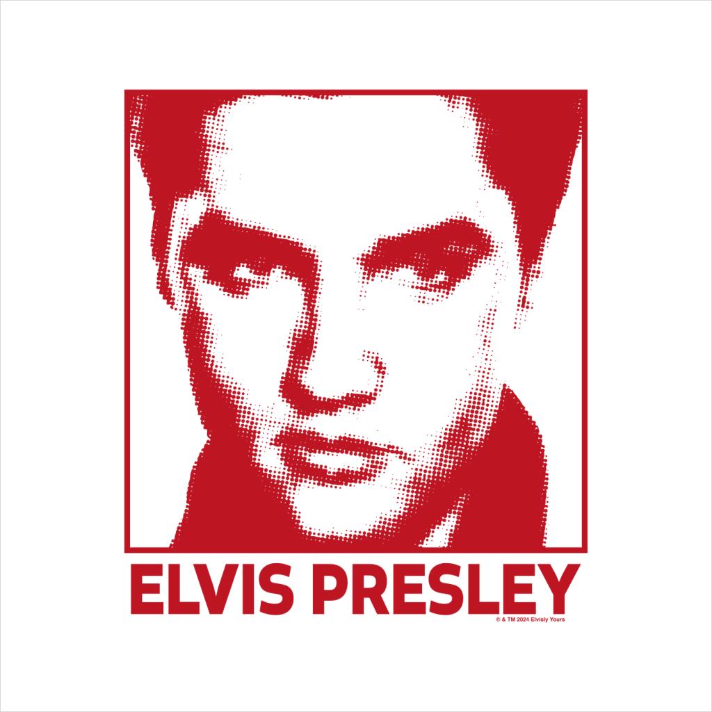 Elvisly Yours Elvis Presley Red Face Men's T-Shirt product image 2