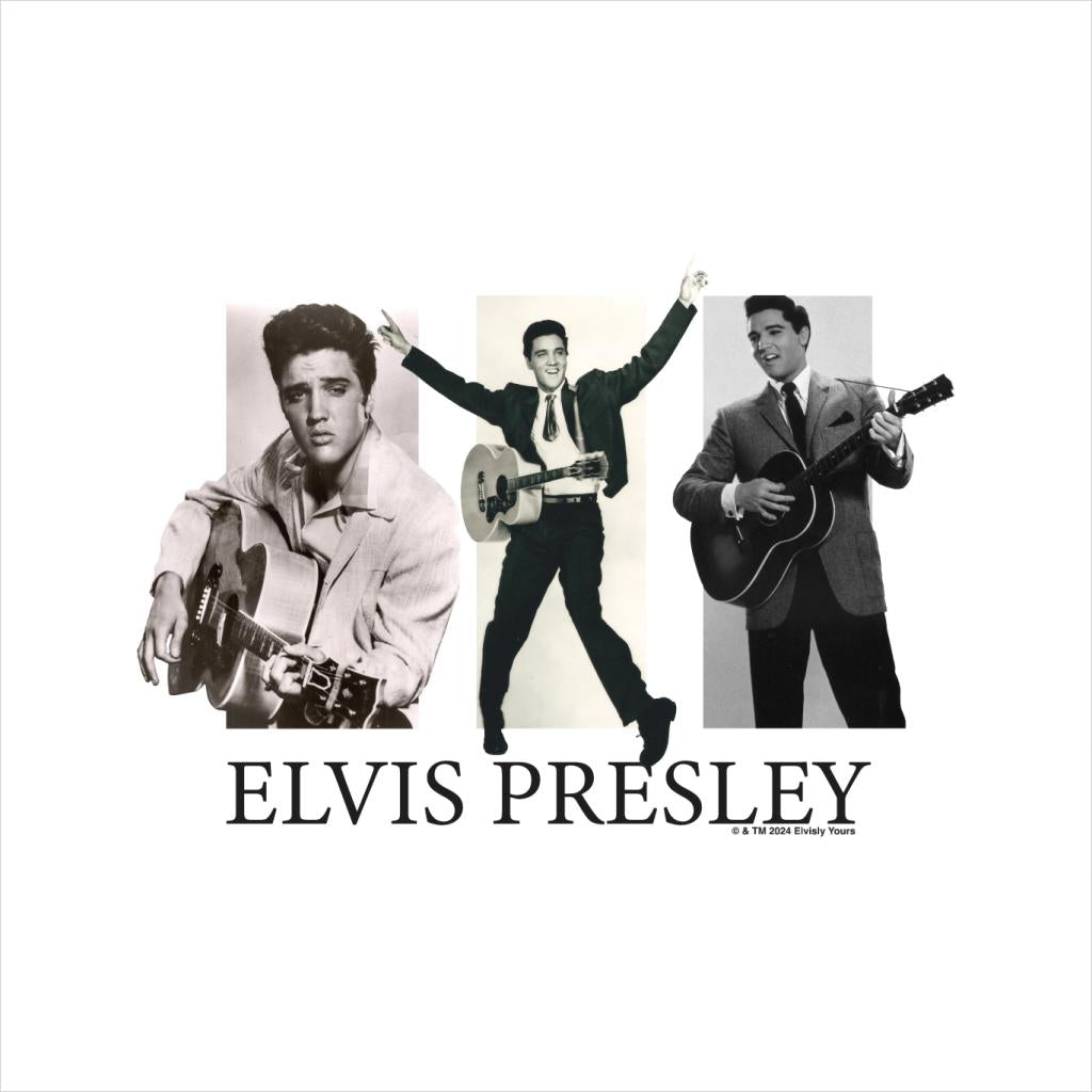 Elvisly Yours Elvis Presley Trio Montage Men's T-Shirt product image 2