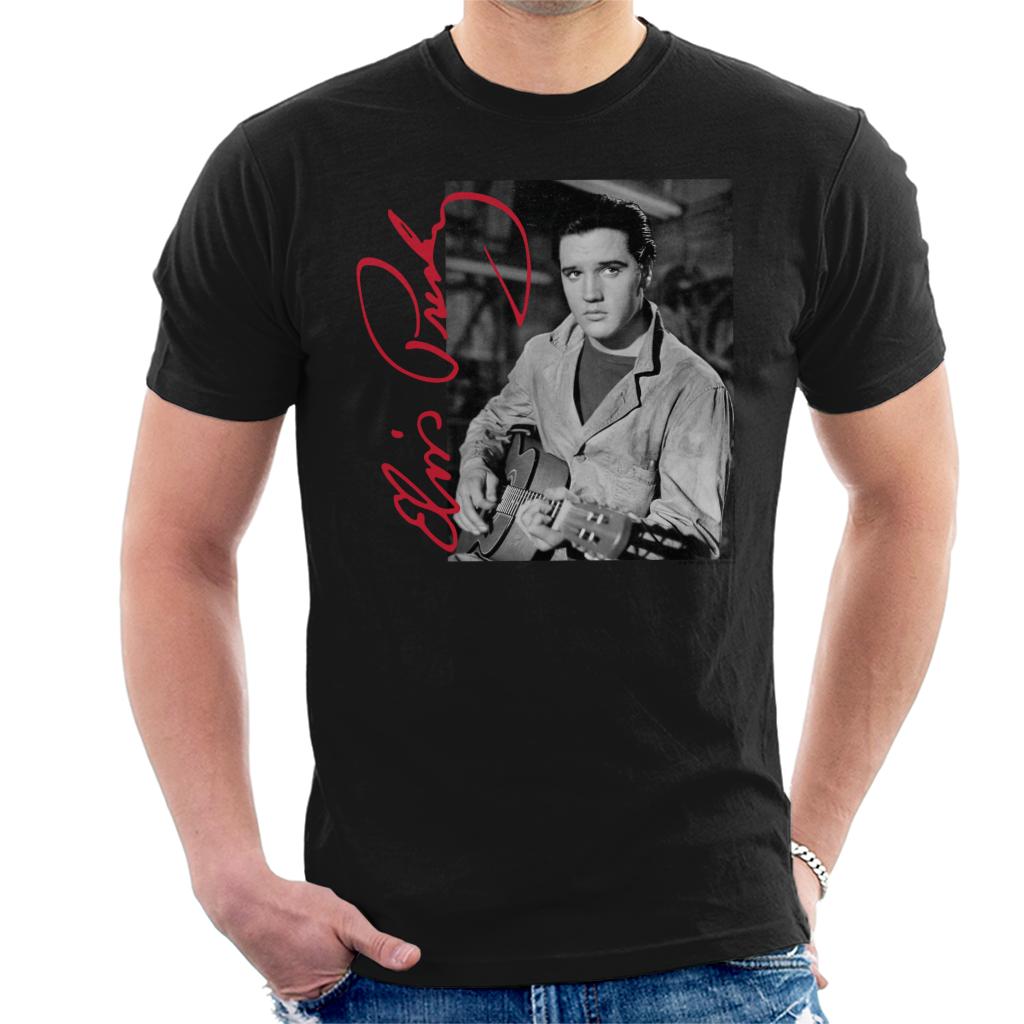 Elvisly Yours Elvis Presley With Guitar & Signature Men's product image 1