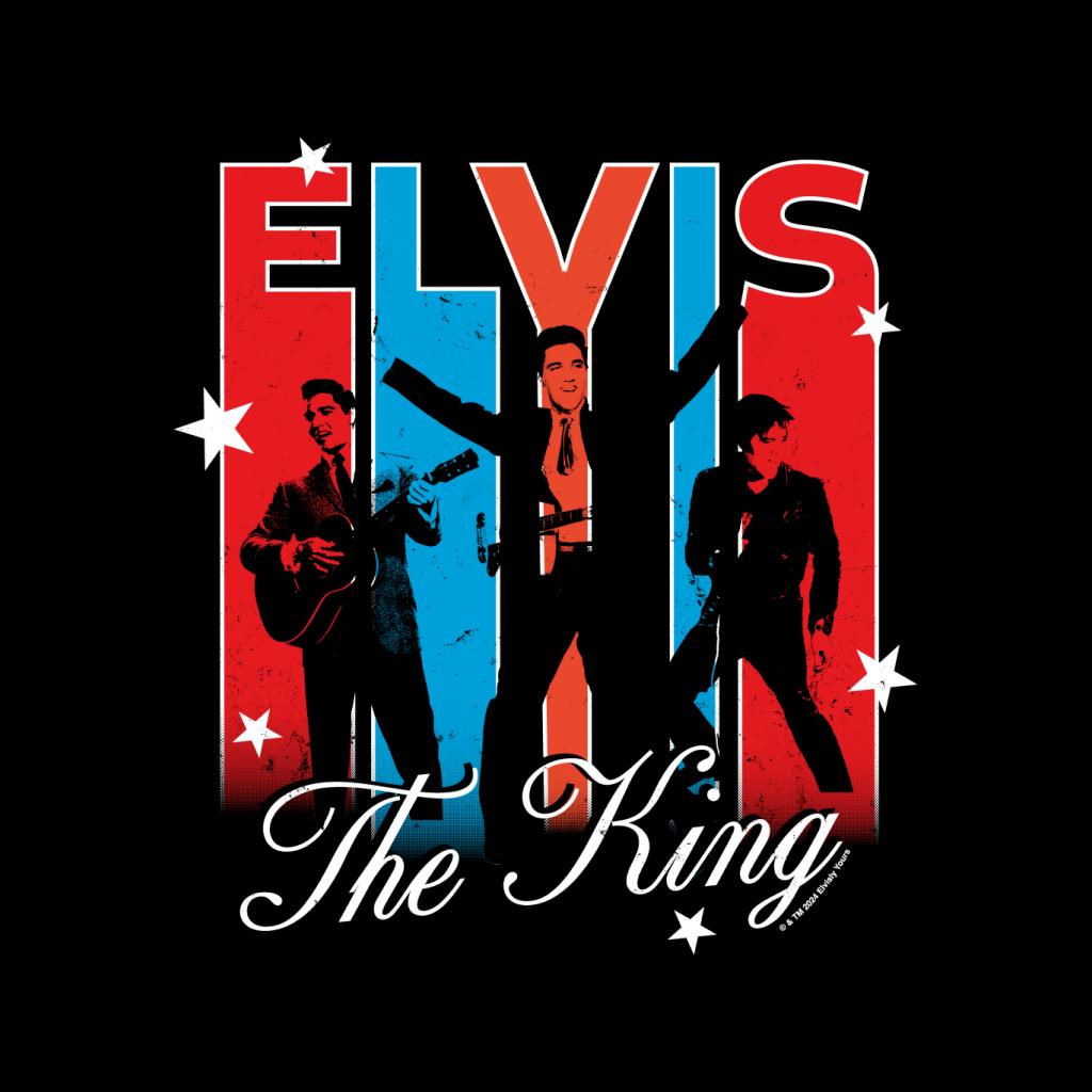 Elvisly Yours Stars & Stripes Elvis Presley Men's T-Shirt product image 2