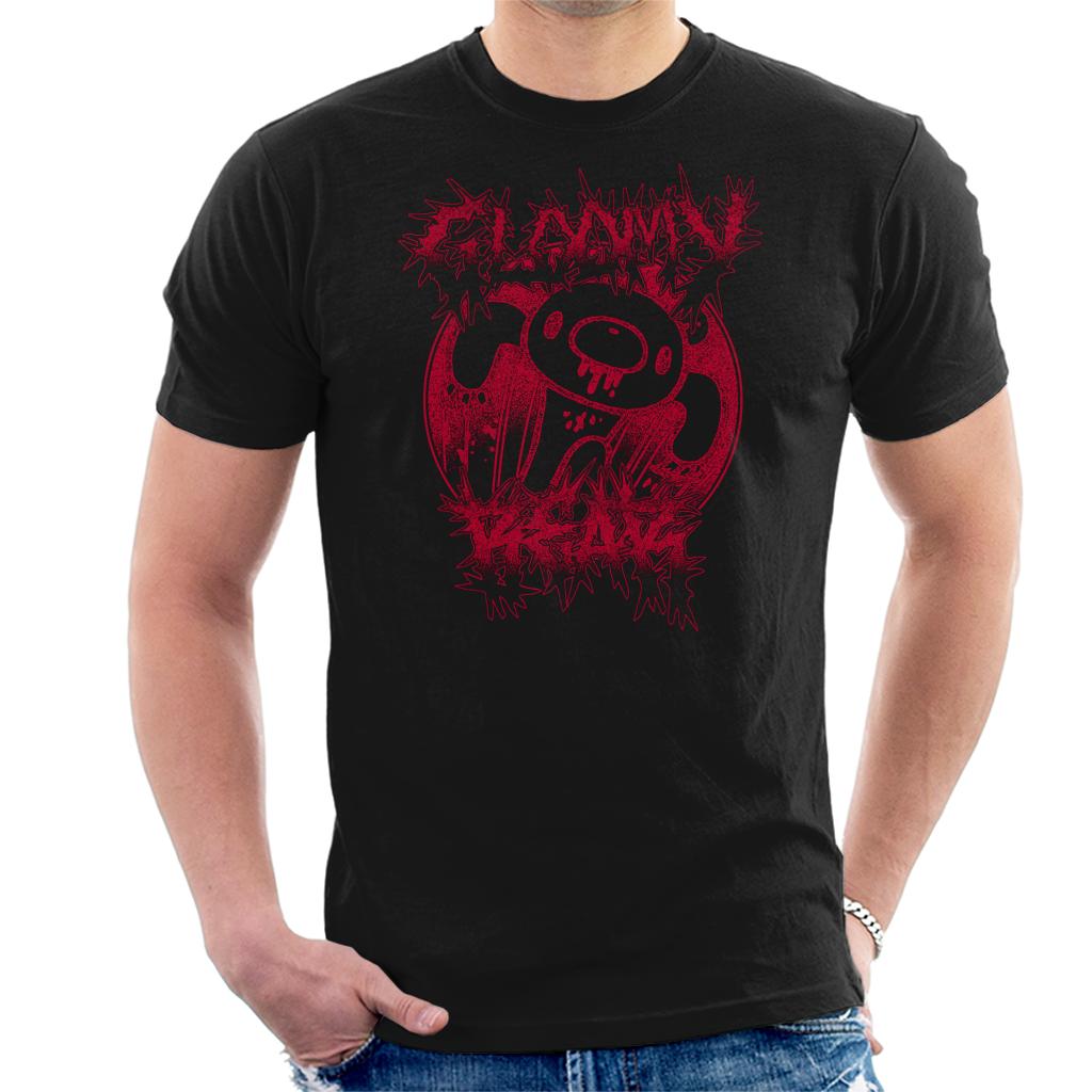 Gloomy Bear The Naughty Grizzly Gothic Red Text Anime Men's product image 1