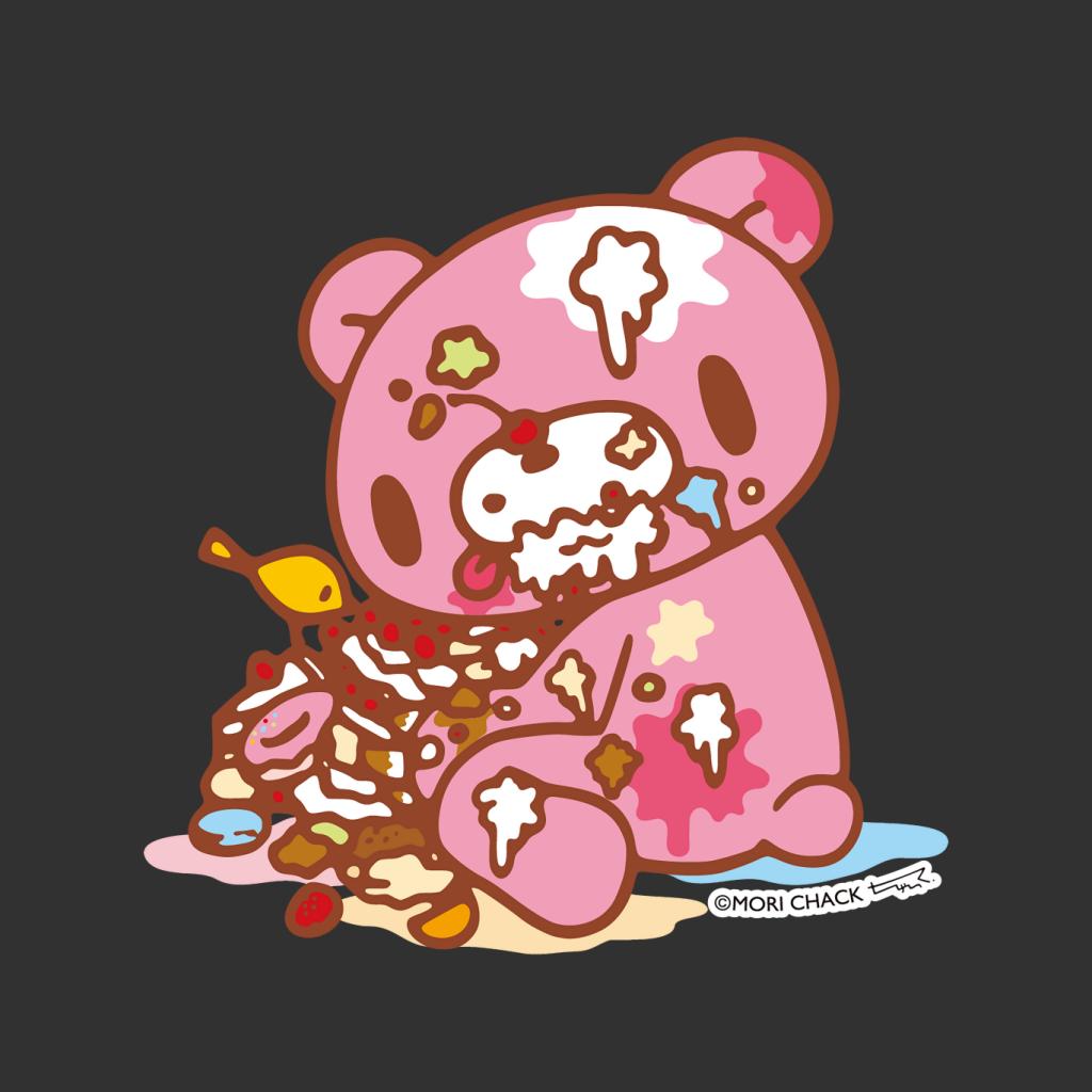 Gloomy Bear The Naughty Grizzly Junk Food Feast Anime Men's product image 2