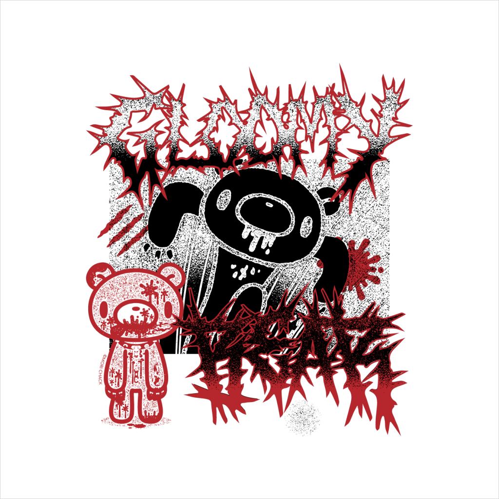 Gloomy Bear The Naughty Grizzly Black Metal Band Text Anime product image 2
