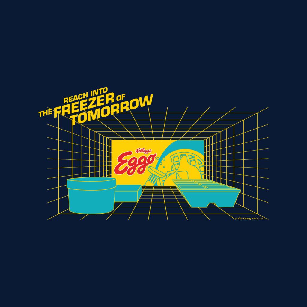 Kelloggs Eggo Breakfast Waffles Retro 80's Freezer Art product image 2
