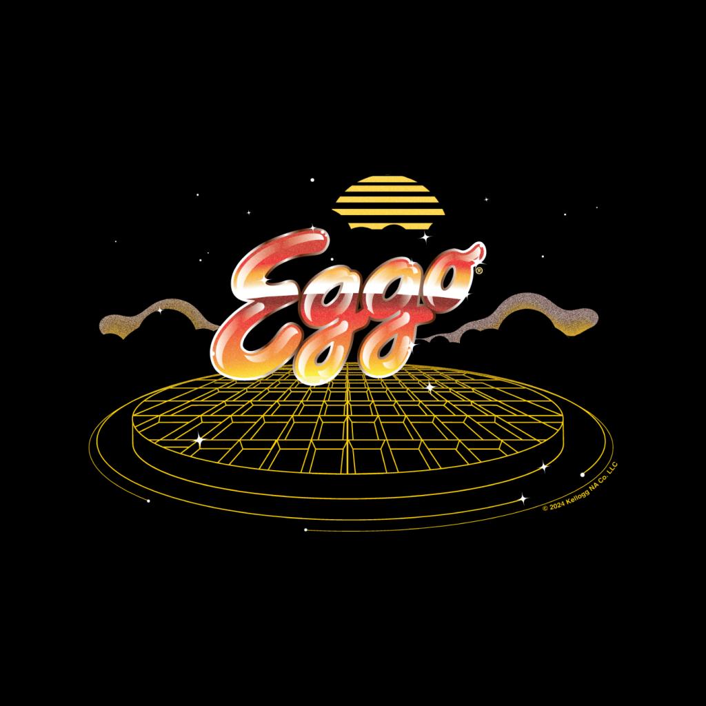 Kelloggs Eggo Breakfast Waffles Retro 80's Sunset Men's product image 2