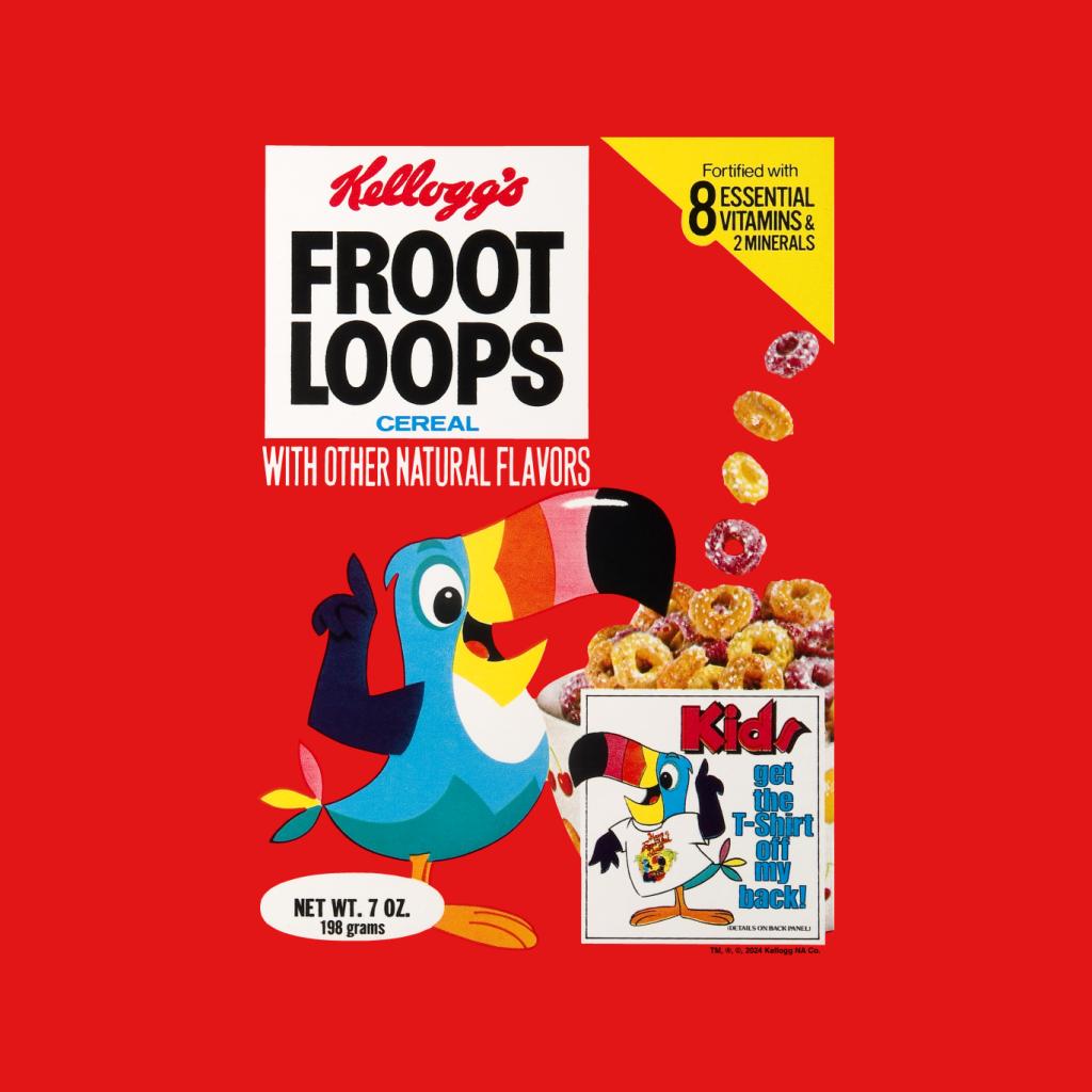 Kelloggs Froot Loops Breakfast Cereal Retro Art Toucan Sam product image 2