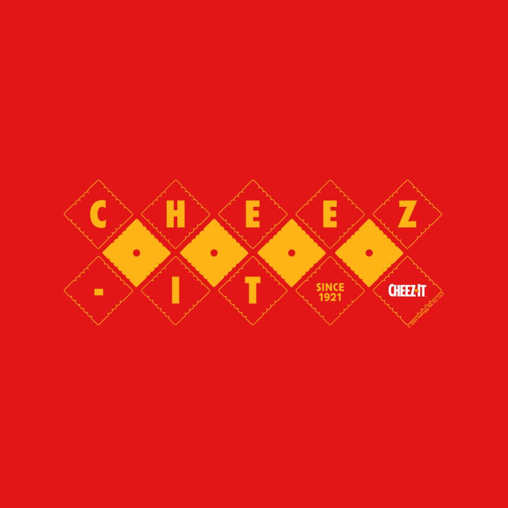 Kelloggs Cheez It Snack Crackers Pattern Art Men's T-Shirt product image 2