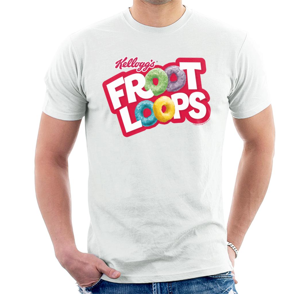 Kelloggs Froot Loops Breakfast Cereal Logo Men's T-Shirt product image 1