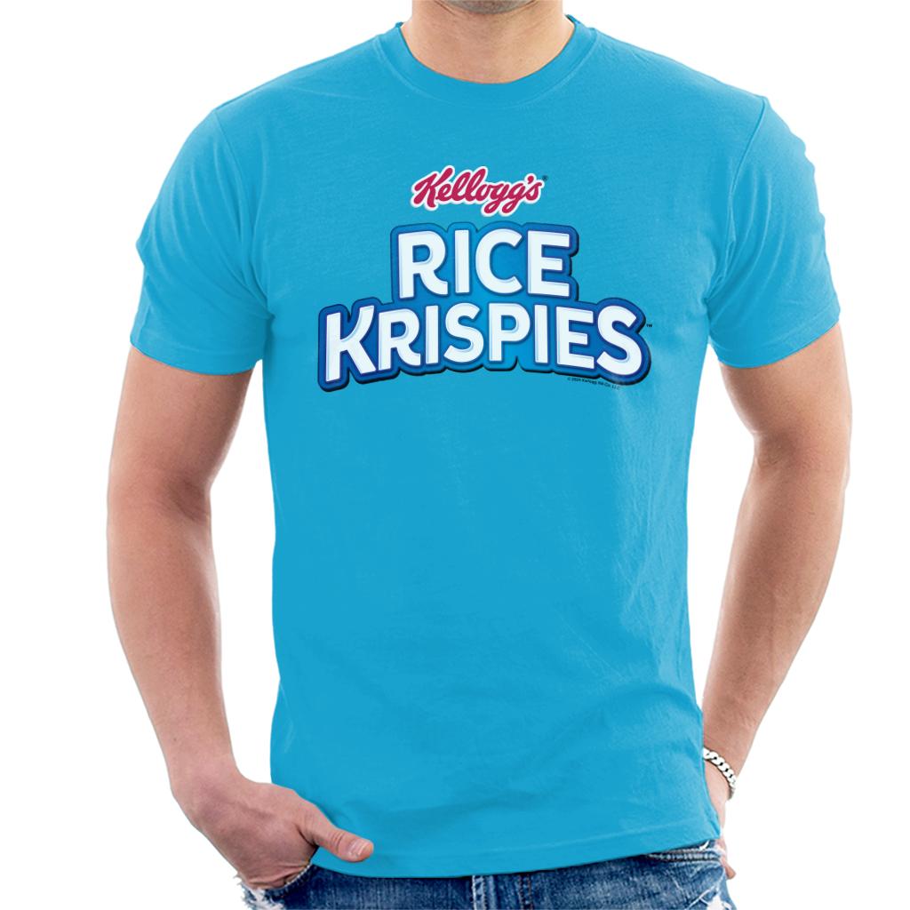 Kelloggs Rice Krispies Breakfast Cereal Logo Men's T-Shirt product image 1