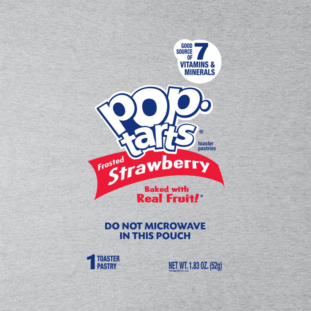 Kelloggs Pop Tarts Frosted Strawberry Packaging Art Men's product image 2