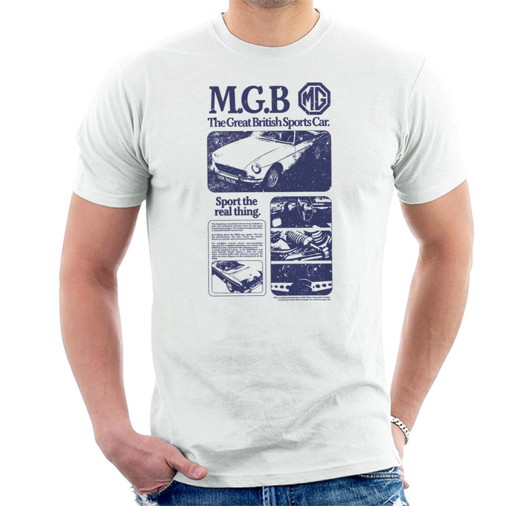 British Motor Heritage MG MGB Sports Car Promo Ad Men's product image 1