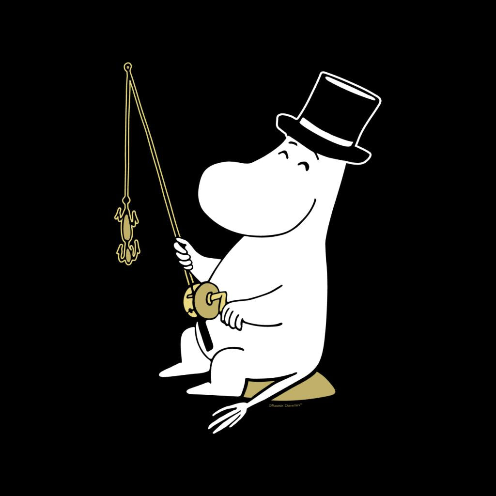 Moomin Moominpappa Fishing Sand Outline Men's T-Shirt product image 2