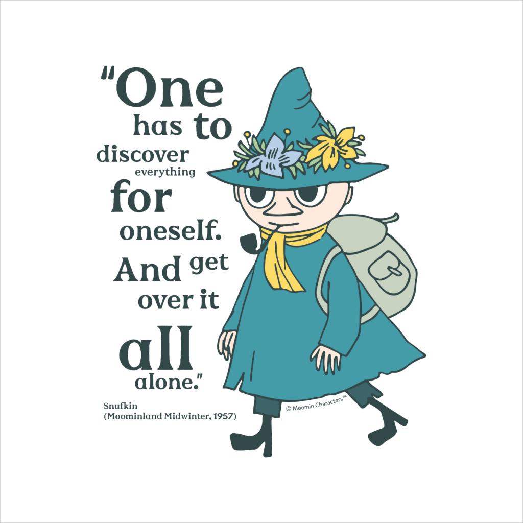Moomin Discover Moominland Midwinter Snufkin Quote Men's product image 2