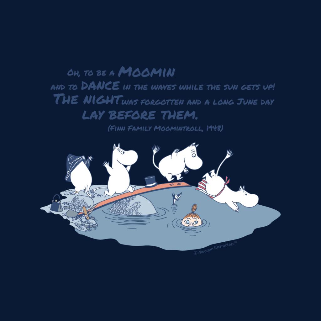 Moomin Dance In The Waves Finn Family Moomintroll Quote product image 2