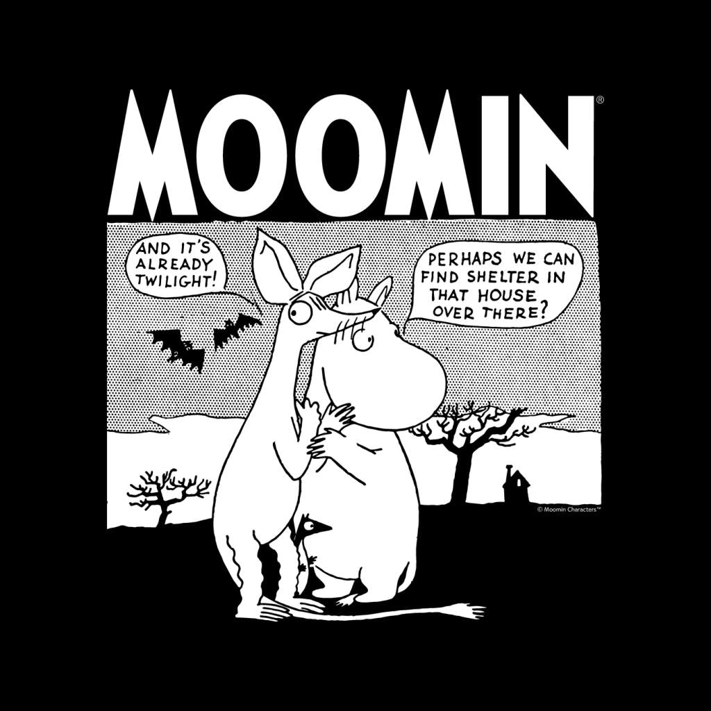 Moomin Moomintroll & Sniff Spooky Comic Strip Men's T-Shirt product image 2