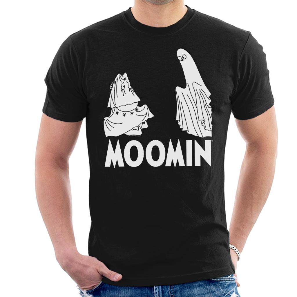 Moomin Moomintroll In Costume Scared By Ghost Men's T-Shirt product image 1