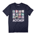 Moomin Group Character Blocks Dark Men's T-Shirt product image 1