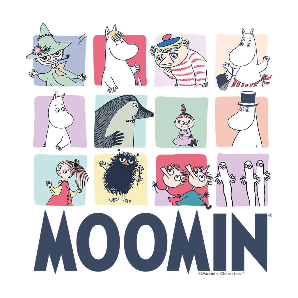 Moomin Character Blocks Group Light Men's T-Shirt product image 2