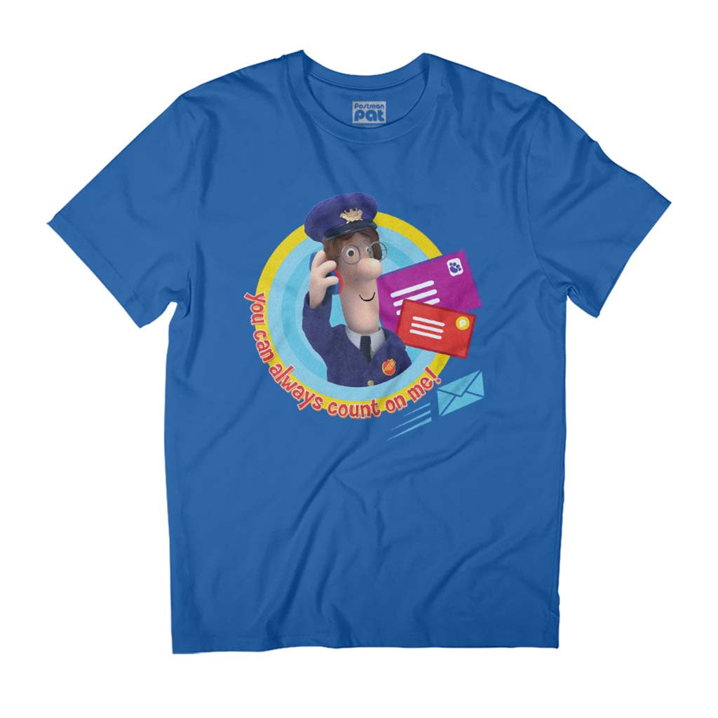 Postman Pat You Can Always Count On Me Men's T-Shirt product image 1