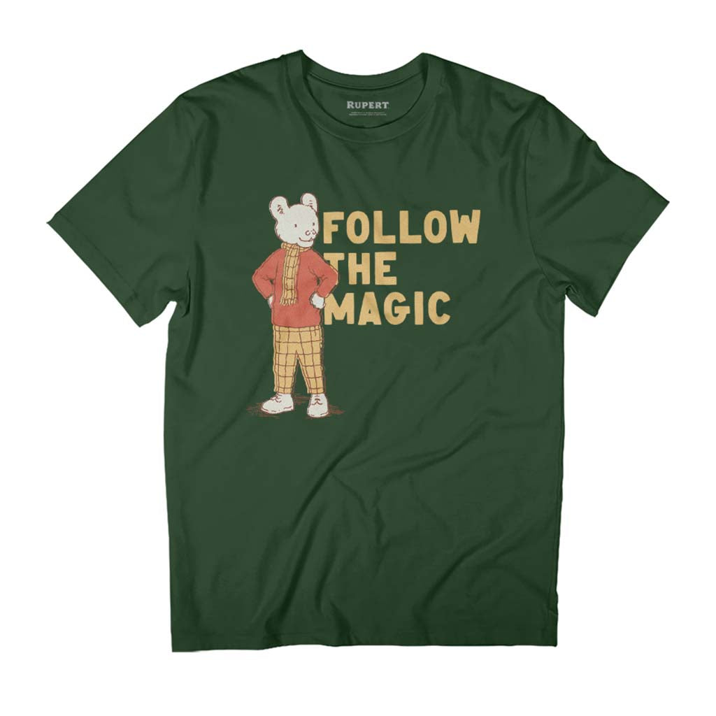 Rupert Bear Follow The Magic Adventure Men's T-Shirt product image 1