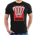 2000 AD Comics Featuring Judge Dredd 1988 Logo Men's T-Shirt product image 1